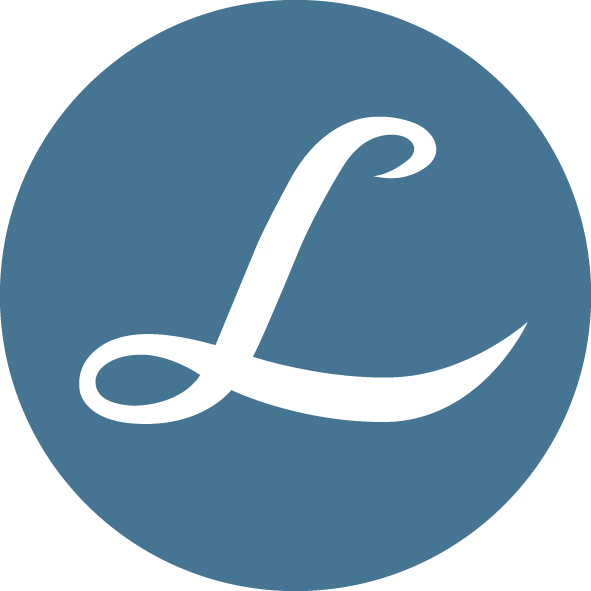 Die Landpartie Service Icon in blau