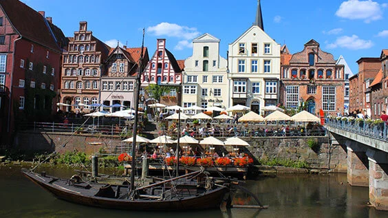 Hamburgs Hafenstadt auf der großen individuellen Deutschland Radreise