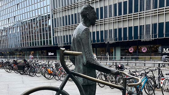 Statue in Aarhus