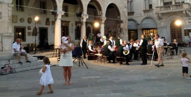 Musikergruppe in Istrien