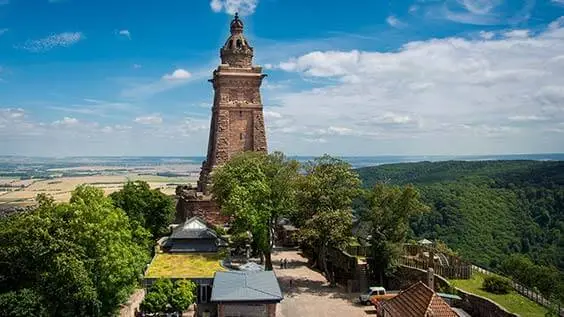 Auf der E-Bike Deutschland Tour Hamburg Weimar (die Landpartie) vorbei am Kyffhäuser-Denkmal