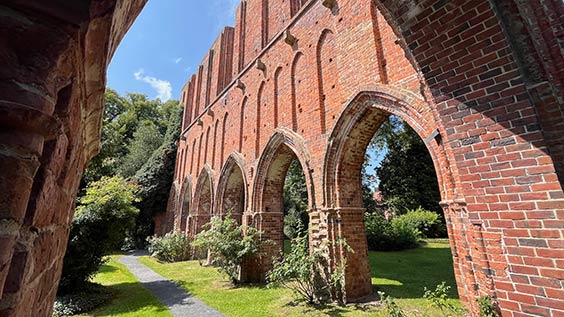 Klosterruine in Hude, eine ehemalige Zisterzienserabtei in der Gemeinde Hude