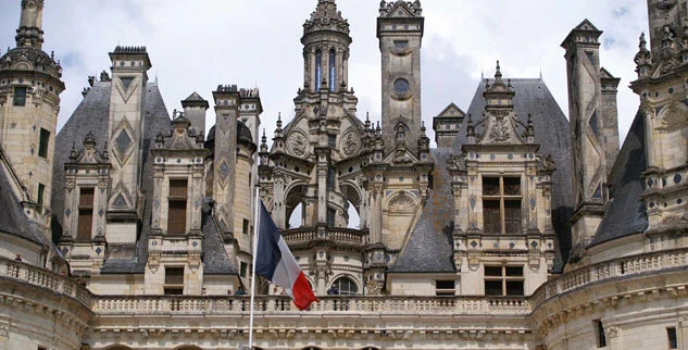 Schloss Langeais Loire in Frankreich, fotografiert während einer E-Bike Reise mit der Landpartie