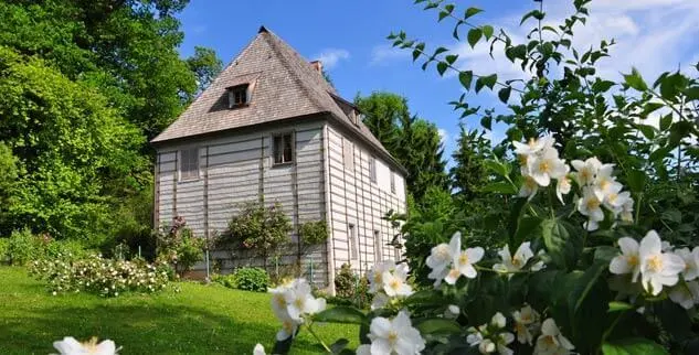 Das Gartenhaus am Rande des Parks an der Ilm (Goethes Gartenhaus)