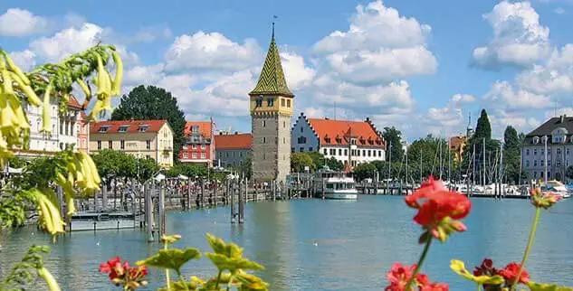 Blick auf Lindau am Bodensee