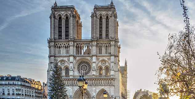 Notre Dame in Paris zum Jahreswechsel