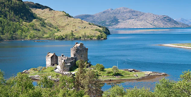 Blick auf Loch Ness während einer Radreise in Schottland mit der Landpartie